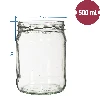 500ml twist off glass jar Ø82/6 - 8 pcs. - 6 ['jars', ' small jars', ' jar', ' glass jar', ' glass jars', ' jars for preserves', ' canning jars', ' jars for spices', ' jam jar', ' jar for jam', ' honey jar', ' jar for honey ']