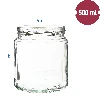 500ml twist off glass jar with golden lid Ø82/6 - 6 pcs. - 8 ['jars', ' small jars', ' jar', ' glass jar', ' glass jars', ' jar with lid', ' jars for preserves', ' canning jars', ' jars for spices', ' jam jar', ' jar for jam', ' honey jar', ' jar for honey ']