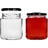 580 ml jar with black Ø82/6 lid - 6 pcs - 3 ['jars', ' jar', ' set of jars', ' containers', ' glass containers', ' storage jars', ' kitchen jars', ' glass jars', ' jars with metal lid', ' jar for food storage', ' jars for preserves', ' jars for herbs', ' jars for coffee', ' jars for tea', ' dishwasher-safe jars', ' glass jar', ' jar with lid', ' set of jars', ' jars for jams']