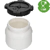 5l Barrel / Drum , white colour - 2 ['barrel for cabbage', ' pickling barrel', ' pickling barrel', ' silage', ' cabbage', ' cucumber', ' barrel with lid']
