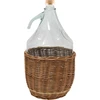 "5l carboy / gallon with 17cm wicker basket and screw cap ""Dama"""  - 1 