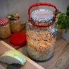 5l glass jar with plastic cap - 8 ['large jar', ' jar large', ' large glass jar', ' canning jar', ' for pickling', ' for cucumbers', ' doe cabbage', ' industrial jar', ' jar with tings', ' jar tongs', ' cucumber tings']
