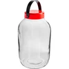5l glass jar with plastic lid   - 1 