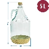 5l wicker wrapped carboy / gallon with screw cap "Dama" - 3 ['wine demijohn', ' demijohn for wine', ' wine carboy', ' wine bottle', ' bottle for wine', ' wine container', ' tinted glass demijohn for wine', ' tinted glass demijohn', ' tinted glass demijohn for wine', ' 50l wine demijohn', ' 50l wine demijohn castorama', ' 50l demijohn for wine', ' 50l demijohn for wine castorama', ' wine demijohn', ' wine demijohn castorama', ' carboy in wicker', ' carboy in wicker basket ']