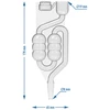 6-Chamber Fermentation Tubes v2 - 5 ['Fermentation tubes', ' plastic fermentation tubes', ' fermentation', ' fermentation tubes for wine', ' where to buy fermentation tubes', ' house wine', ' fermentation tubes', ' plastic fermentation tubes']