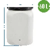 "60l Barrel / Drum ""DON Kiszot"" with tap hole , white colour" - 9 ['barrel for cabbage', ' pickling barrel', ' pickling barrel', ' silage', ' cabbage', ' cucumber', ' barrel with lid']