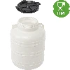 60l Barrel / Drum with handles , white colour - 2 ['barrel for cabbage', ' pickling barrel', ' pickling barrel', ' silage', ' cabbage', ' cucumber', ' barrel with lid']