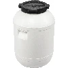 65l Barrel / Drum , white colour  - 1 ['barrel for cabbage', ' pickling barrel', ' pickling barrel', ' silage', ' cabbage', ' cucumber', ' barrel with lid']