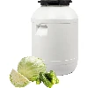 65l Barrel / Drum , white colour - 3 ['barrel for cabbage', ' pickling barrel', ' pickling barrel', ' silage', ' cabbage', ' cucumber', ' barrel with lid']