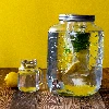 "7,6l glass jar with tap ""Citronade""" - 10 ['bottle with tap', ' glass bottle with tap', ' glass bottle for drinks', ' bottle', ' bottle for drinks']
