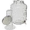 "7,6l glass jar with tap ""Citronade""" - 3 ['bottle with tap', ' glass bottle with tap', ' glass bottle for drinks', ' bottle', ' bottle for drinks']