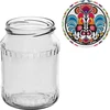 720 ml twist-off jar with colourful Ø82/6 lid - 6 pcs - 8 ['set of jars', ' jam jars', ' preserve jar', ' jar for preserves', ' jars with twist-off lids', ' Ø82 jars', ' jars with colourful lids', ' jars for preserves', ' weck-type jars', ' jars for meat', ' jar meat', ' jars for pasteurising', ' jarred meat']