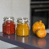 750 ml Comfort square swing top glass jar - 6 ['canning jars', ' jars for preserves', ' regular jar', ' regular jars', ' cheap jars']