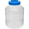 8 L plastic jar - coloured screw cap  - 1 ['plastic jar', ' unbreakable jar', ' for storing loose products', ' for dried mushrooms', ' pet jar']