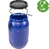 80 L Barrel / Drum with clamp ring, blue colour - 2 ['pickling barrels', ' cucumber barrel', ' cabbage barrel', ' cucumber pickling barrel', ' cabbage pickling barrel', ' rain barrel', ' rain barrel', ' barrel for collecting rainwater', ' lockable barrel', ' food barrel', ' barrel with clamping ring', ' plastic barrel', ' good barrel', ' blue barrel']