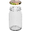 900 ml twist-off jar with coloured Ø82/6 lid - 6 pcs - 4 ['pickling jars', ' for pickling', ' for preserves', ' jars with decorative cap', ' for preserves']