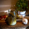 900ml twist off glass jar with golden lid Ø82/6 - 6 pcs. - 9 ['jars', ' glass jar', ' glass jars', ' jar with lid', ' jars for preserves', ' canning jars', ' jars for cucumbers', ' honey jar ']