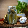 900ml twist off glass jar with golden lid Ø82/6 - 6 pcs. - 13 ['jars', ' glass jar', ' glass jars', ' jar with lid', ' jars for preserves', ' canning jars', ' jars for cucumbers', ' honey jar ']