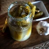900ml twist off glass jar with golden lid Ø82/6 - 6 pcs. - 15 ['jars', ' glass jar', ' glass jars', ' jar with lid', ' jars for preserves', ' canning jars', ' jars for cucumbers', ' honey jar ']