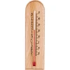 A room thermometer with a pattern (-20°C to +50°C) 15cm  - 1 ['universal thermometer', ' indoor thermometer', ' wooden thermometer', ' thermometer', ' thermometer with easy-to-read scale', ' room thermometer', ' thermometer for hanging']