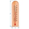 A room thermometer with a pattern (-20°C to +50°C) 15cm - 3 ['universal thermometer', ' indoor thermometer', ' wooden thermometer', ' thermometer', ' thermometer with easy-to-read scale', ' room thermometer', ' thermometer for hanging']