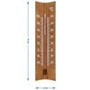 A room thermometer with a pattern (-20°C to +50°C) 15cm, bronze - 5 ['indoor thermometer', ' room thermometer', ' thermometer for indoors', ' home thermometer', ' thermometer', ' wooden room thermometer', ' thermometer legible scale', ' thermometer with reinforced capillary']