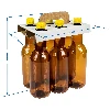 A set of 1 L PET beer bottles in a carrier (6 pcs) - 4 ['bottles', ' pet ', ' beer', ' cider', ' sub-beer', ' carrier', ' for beer', ' bottle']