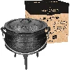 African cauldron, cast iron, 7 L - Safari - 11 ['cast iron cauldron', ' campfire cauldron', ' gypsy cauldron', ' Hungarian cauldron', ' goulash from cauldron', ' grill']