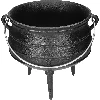 African cauldron, cast iron, 7 L - Safari - 6 ['cast iron cauldron', ' campfire cauldron', ' gypsy cauldron', ' Hungarian cauldron', ' goulash from cauldron', ' grill']