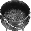 African cauldron, cast iron, 7 L - Safari - 7 ['cast iron cauldron', ' campfire cauldron', ' gypsy cauldron', ' Hungarian cauldron', ' goulash from cauldron', ' grill']