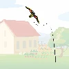 Bird repeller - kite - 5 ['pigeon repeller', ' how to get rid of pigeon', ' hawk-shaped bird repeller', ' large kit', ' bird repelling', ' starling repeller']