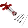 Brine injector 30 ml + 3 needles + cleaner - 2 ['home-made cold cuts', ' home-made meat and cold cuts', ' ham', ' meat', ' home-made products', ' dinner', ' curing meat', ' injection', ' injection machines', ' meat syringe', ' stainless steel needles', ' injection needle', ' pickling', ' undercuring', ' gray eyes in the sausage', ' smoking']