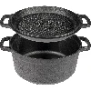 Cast iron pot with a pan, 3,5 l  - 1 ['grill']