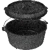 Cast iron suspended cauldron with frying pan - 4 ['cast iron cauldron', ' cauldron for bonfire', ' cauldron with pan', ' bohemian cauldron', ' Hungarian cauldron', ' cauldron goulash', ' cauldron for hearth', ' hunter’s pot', ' hunter’s cauldron', ' cast iron cookware', ' gift', ' cast iron pan', ' cast iron pot with pan', ' suspended cauldron', ' cauldron for suspending']