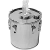 Container for fermenting and distilling - stainless steel, 18 L, 5 catches - 4 