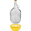 Demijohn 5 L - in a plastic basket, with a screw cap - 2 ['Demijohn 5 L - in a plastic basket', ' with a screw cap']