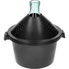 Demijohn for wine in plastic basket 5 L - 3 ['a demijohn', ' a dymion', ' a wine demijohn in a plastic basket', ' a demijohn for fermentation', ' demijohn 5 L']