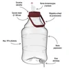 Easy Winemaking Kit - an easy path to homemade wine - 6 ['homemade wine', ' winemaking kit', ' how to make wine easily', ' wine preparation kit', ' easy wine recipe', ' shatterproof demijohn', ' wine demijohn', ' wine demijohn with faucet', ' winemaking yeast', ' pectic enzyme', ' anti-fly airlock', ' winemaking starter kit', ' winemaking kit for beginners', ' easy way to make your own wine']