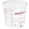 Fermentation bucket 30 L with BROWIN printing and tap DE - 6 ['for fermentation', ' for wine', ' for beer', ' fermenter 30 L', ' fermentation bucket', ' fermentation container with scale']