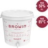Fermentation bucket 30 L with BROWIN printing and tap DE - 2 ['for fermentation', ' for wine', ' for beer', ' fermenter 30 L', ' fermentation bucket', ' fermentation container with scale']