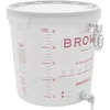 Fermentation bucket 30 L with printing and tap - 7 ['container for fermentation', ' container with scale', ' for wine', ' for beer', ' for alcohol']