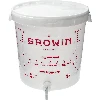 Fermentation bucket 30 L with printing, tap and plastic airlock UA - 2 ['fermentation container', ' fermentation bucket', ' fermentation bucket', ' fermentation containers', ' fermentation container for wine', ' fermentation bucket with tap', ' biowin fermentation bucket', ' brow fermentation bucket']
