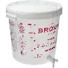 Fermentation bucket 30 L with printing, tap and plastic airlock UA - 3 ['fermentation container', ' fermentation bucket', ' fermentation bucket', ' fermentation containers', ' fermentation container for wine', ' fermentation bucket with tap', ' biowin fermentation bucket', ' brow fermentation bucket']