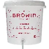 Fermentation bucket 30 L with printing, tap and plastic airlock UA - 4 ['fermentation container', ' fermentation bucket', ' fermentation bucket', ' fermentation containers', ' fermentation container for wine', ' fermentation bucket with tap', ' biowin fermentation bucket', ' brow fermentation bucket']