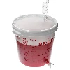 Fermentation bucket 30 L with printing, tap and plastic airlock UA - 12 ['fermentation container', ' fermentation bucket', ' fermentation bucket', ' fermentation containers', ' fermentation container for wine', ' fermentation bucket with tap', ' biowin fermentation bucket', ' brow fermentation bucket']