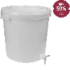 Fermentation bucket 30l with tap - 2 ['lid for fermentation container', ' fermentation container cover', ' tight cover for fermentation container', ' lids for containers']