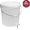 Fermentation container with a tap and a lid, 20 L - 2 ['fermentation container', ' fermentation bucket', ' small fermentation bucket', ' fermentation container', ' fermentation container for wine', ' fermentation bucket with a tap', ' fermentation container with a tap', ' fermentation containers for wine', ' biowin fermentation bucket', ' browin fermentation bucket']