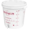 Fermentation container with print, tap and lid, 30 L, RU - 3 ['for fermentation', ' for wine', ' for beer', ' fermenter 30 L', ' fermentation bucket', ' fermentation container with scale']