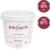 Fermentation container with print, tap and lid, 30 L, RU - 2 ['for fermentation', ' for wine', ' for beer', ' fermenter 30 L', ' fermentation bucket', ' fermentation container with scale']