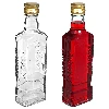 Flora 250 ml bottle with screw cap, 6 pcs. - 7 ['glass bottles', ' decorative bottles', ' decorative bottles', ' liquor bottles', ' home-made liquor bottles', ' glass juice bottles', ' decorative liquor bottles', ' decorative gift bottles', ' clear glass bottles']